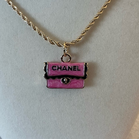 Pink Charm Necklace - Picture 4 of 7